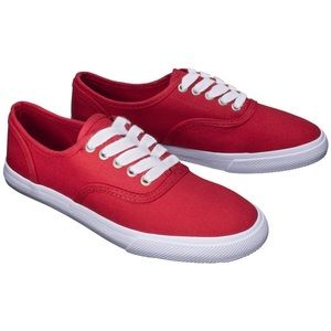 Red Canvas Sneakers